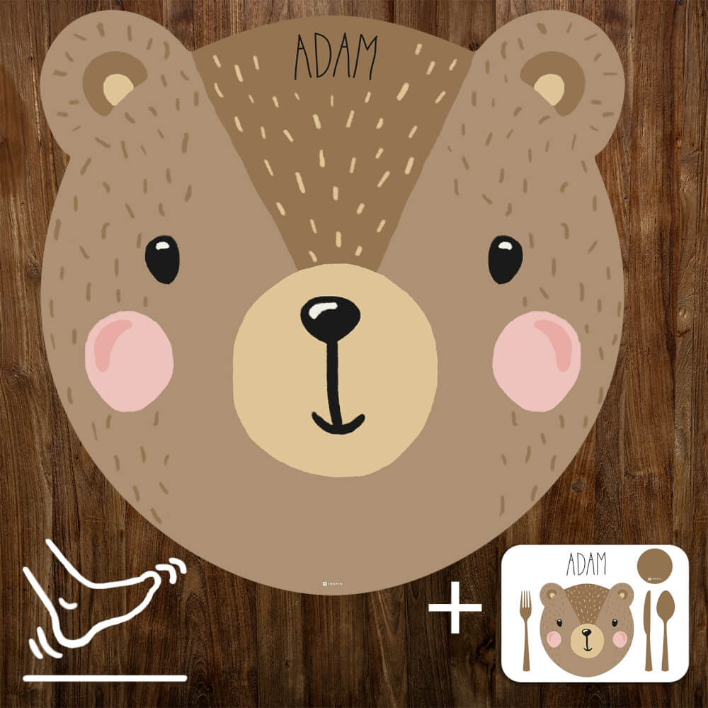 Børnetæppe – bjørn